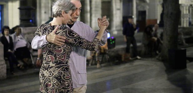 Tango couple Cuba